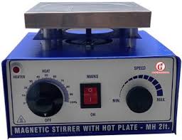 MAGNETIC STIRRER WITH HOT PLATE 